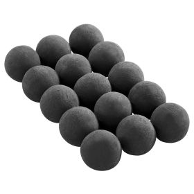 VEVOR Ceramic Fire Balls, 3 Inch 15 Pcs Round Fire Stones, Reusable Lava Rocks Indoor and Outdoor Use