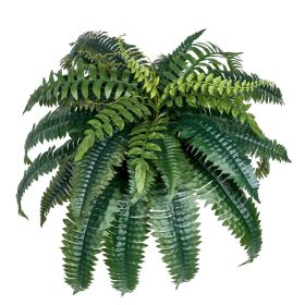 VEVOR Artificial Ferns 2 Pcs, Natural Spread Diameter 35-39 Inch, Large Hanging Artificial Boston Ferns, Fake Plant Wall Decor with 35 Branches