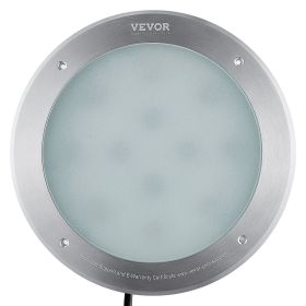 VEVOR 12V LED Pool Illumination, 10" Diameter 40W, Multi-Color RGBW, Submersible Light for Pools & Spas, Includes 50 FT Cable & Remote