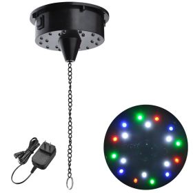 Mirror Ball Motor 6RPM W LED RGBW (Option: Black)